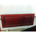 Puerta de madera sólida de nogal rojo